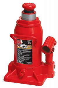 Torin Big Red Hydraulic Stubby Bottle Jack, 12 Ton Capacity